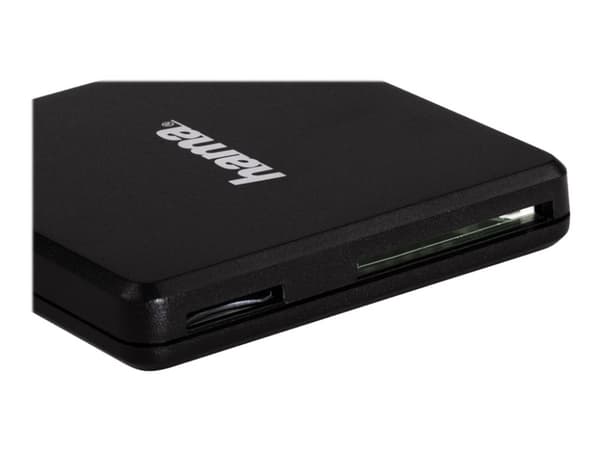 Hama USB 3.0 Multi-Card Reader - Kortinlukija (CF 1, SD, microSD, MMCplus, SDHC, microSDHC, SDXC, microSDXC) - USB 3.0 - USB 3.0