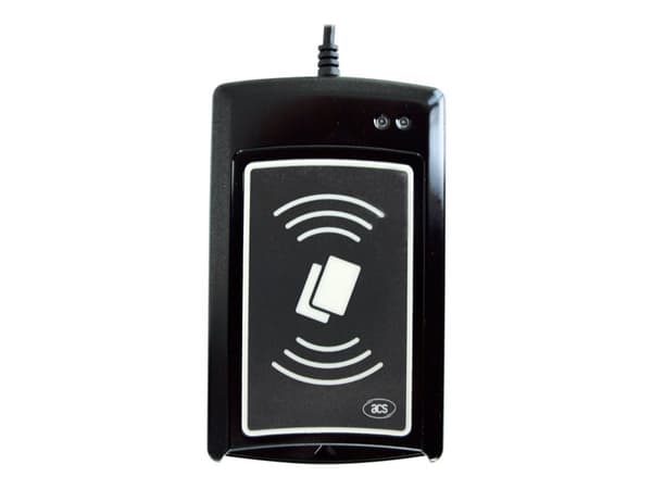 ACS ACR1281S-C1 DualBoost II - SMART-kortleser - RS-232 - 13.56 MHz Sort