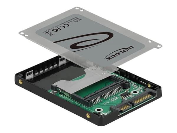 Delock - Kortleser - 2,5" (CFast Card type I, CFast Card type II) - Serial ATA