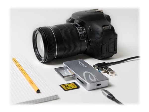 Delock - Kortinlukija (MMC, SD, miniSD, RS-MMC, MMCmobile, CFast Card type I, CFast Card type II, SDHC, miniSDHC, SDXC, SDHC UHS-I, SDXC UHS-I, SDHC
