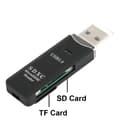 Miniatyrbilde 2 av 6: USB 3.0-kortleser for Micro-SD og SD(HC) med høy dataoverføringshastighet