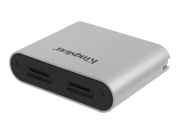 Kingston Workflow - Kortläsare (microSDHC UHS-I, microSDXC UHS-I, microSDHC UHS-II, microSDXC UHS-II) - USB-C 3.2 Gen 1