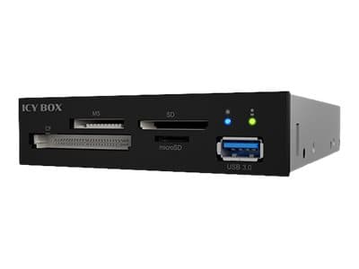 ICY BOX IB-872-i3 - Kortläsare - 3,5" (MS, microSD, CFast Card) - USB 3.0