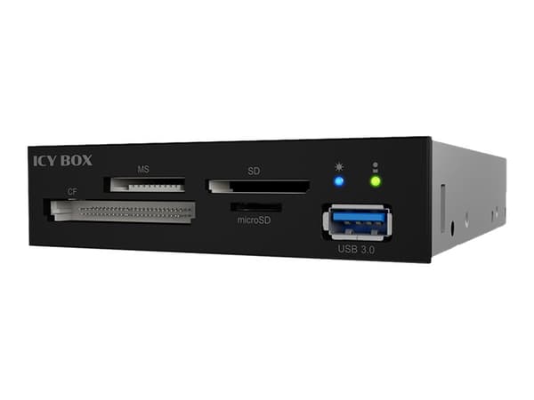 ICY BOX IB-872-i3 - Kortläsare - 3,5" (MS, microSD, CFast Card) - USB 3.0