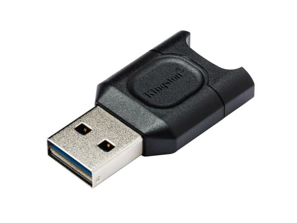 Kingston Technology MobileLite Plus, SD, Svart, USB 3.2 Gen 1 (3.1 Gen 1) Type-A, 51,8 mm, 33,5 mm, 9 mm