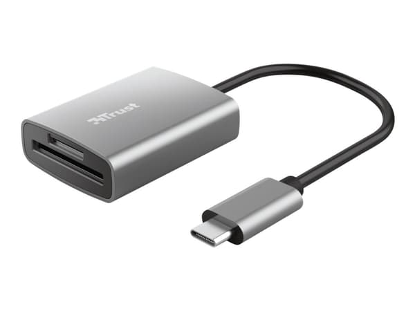 Trust Dalyx - Kortläsare (microSD, SDHC, SDXC) - USB-C 3.2 Gen 1