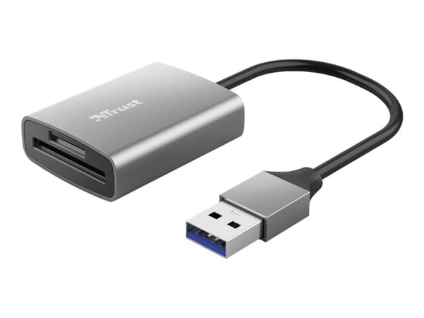 Trust Dalyx kortinlukija USB 3.2 Gen 1 (3.1 Gen 1) Alumiini
