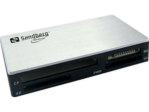 Sandberg USB 3.0-kortläsare - Kortläsare (MS, MMC, SD, xD, CF, TransFlash, microSD, SDHC, MS Micro) - USB 3.0