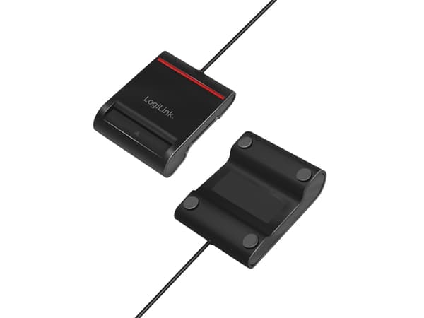 LogiLink CR0047, inomhus, Svart, USB 2.0, Mac OS X 10.15 Catalina,Mac OS X 10.15.3 Catalina, 65 mm, 85 mm