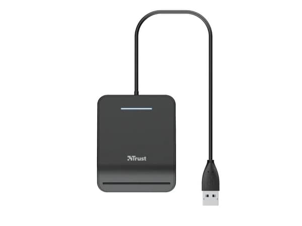 Trust Primo älykortin lukijalaite Sisätila USB CardBus+USB 2.0 Musta