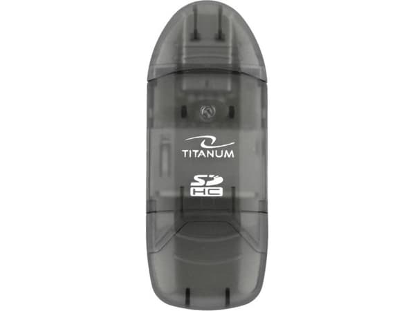 TITANUM CZYTNIK CARDS SDHC / MicroSDHC / (SDHC PenDrive) TA101K USB 2.0 CZARNY