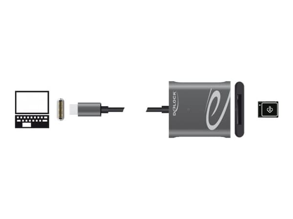 Delock - Kortläsare (XQD, XQD 2.0) - USB-C