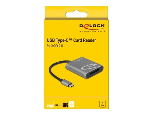 Delock - Kortläsare (XQD, XQD 2.0) - USB-C