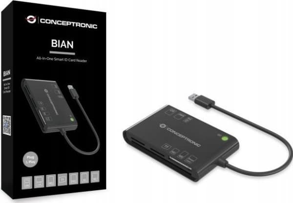 Conceptronic BIAN01B, USB 3.2 Gen 1 (3.1 Gen 1), lajittelu, 26 g
