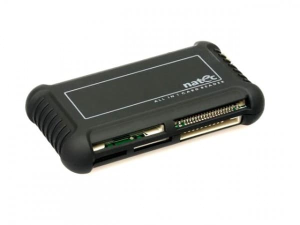 NATEC BEETLE, MMC, MS Micro (M2), MS PRO, MS PRO Duo, Memory Stick (MS), MicroSD (TransFlash), MiniSD, RS-MMC,..., Sort, 480 Mbit/s, CE, USB 2.0, 0,8