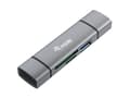 Pikkukuva 3 / 5: Equip 245460, MicroSD (TransFlash), MicroSDHC, SD, SDHC, Grå, CE &amp; RoHS, USB 3.2 Gen 1 (3.1 Gen 1) Type-A/Type-C, Windows 10, Windows 7, Windows