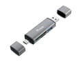 Pikkukuva 2 / 5: Equip 245460, MicroSD (TransFlash), MicroSDHC, SD, SDHC, Grå, CE &amp; RoHS, USB 3.2 Gen 1 (3.1 Gen 1) Type-A/Type-C, Windows 10, Windows 7, Windows