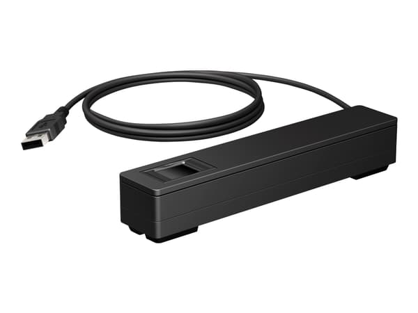 HP ElitePOS - Fingeravtrycksläsare - USB 2.0 - ebenholtssvart - för ElitePOS G1 Retail System 141, 143, 145; Engage One