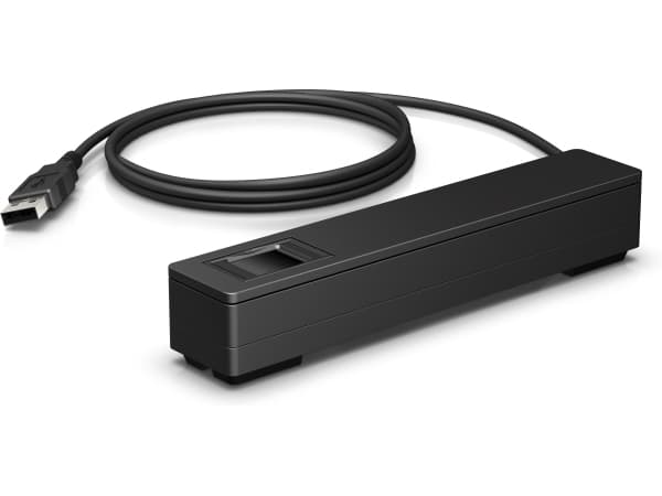 HP ElitePOS - Fingeravtrycksläsare - USB 2.0 - ebenholtssvart - för ElitePOS G1 Retail System 141, 143, 145; Engage One