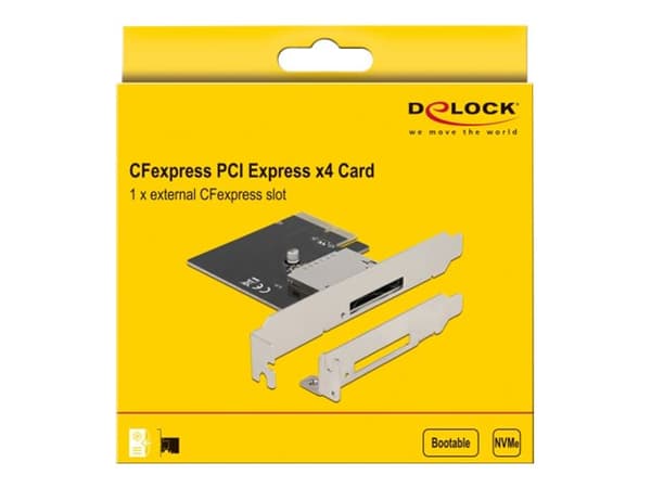 Delock - Kortinlukija (CFexpress Type B) - PCI Express x4 3.0