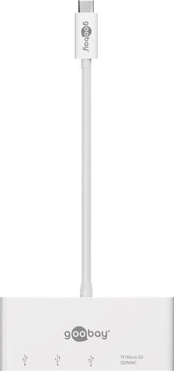 USB-C™-multiportadapter till 3x USB-A och cardreader