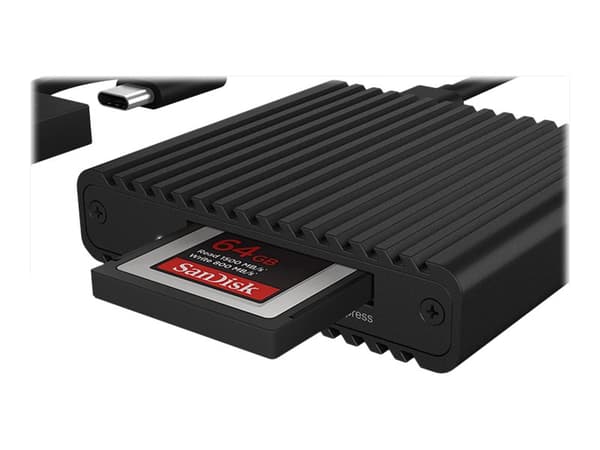 ICY BOX IB-CR404-C31 - Kortinlukija (CFexpress 2.0 Type B) - USB / USB-C 3.2 Gen 2
