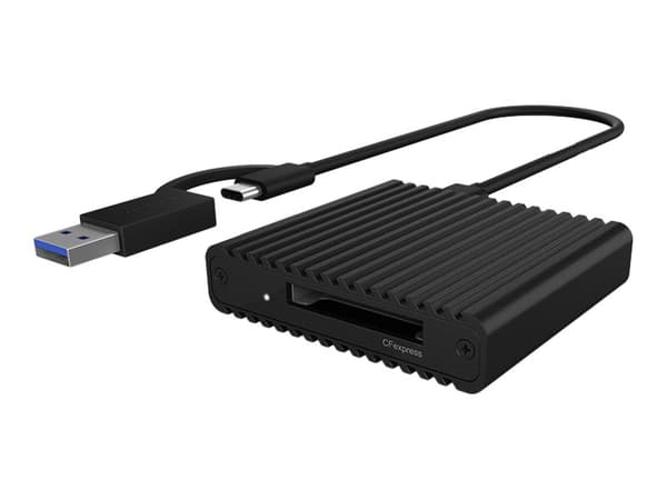 ICY BOX IB-CR404-C31 - Kortläsare (CFexpress 2.0 Type B) - USB / USB-C 3.2 Gen 2