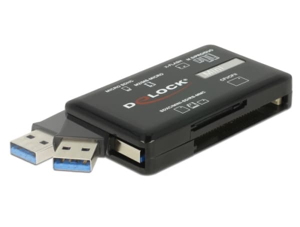 Delock - Kortläsare (Multiformat) - USB 3.2 Gen 1