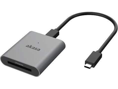 AKASA-kortinlukija AK-CR-11BK (CFexpress), ulkoinen, USB 3.2 Type-C