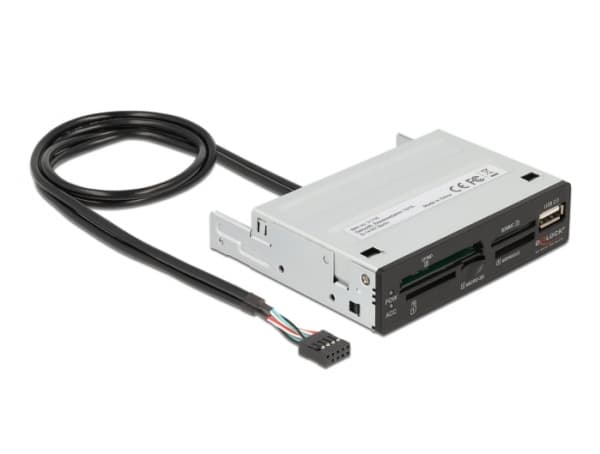 Delock - Kortinlukija - 3,5" (MS, MS PRO, MMC, MS Duo, xD, CF, microSD, microSDHC, microSDXC) - USB 2.0