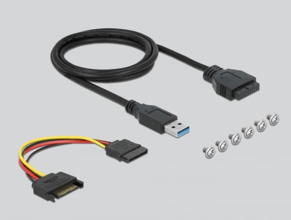 Delock - Kortläsare - 3,5" (MMC, SD, miniSD, RS-MMC, TransFlash, MMCmobile, microSD, MMCmicro, SDHC, miniSDHC, microSDHC, SDXC, MMC II) - USB 3.2 Gen