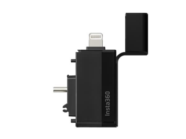 Insta360 Quick Reader - Kortleser (microSD) - Lightning/USB-C - for Insta360 X3