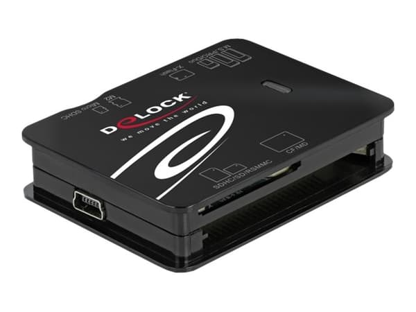 Delock - Kortleser (MMC, SD, xD, microSD, MS Micro, CFast Card) - USB 2.0