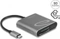 Pikkukuva 4 / 4: Delock - Kortinlukija (SDHC, SDXC, SDHC UHS-I, SDXC UHS-I, SDHC UHS-II, SDHC UHS-II, CFexpress 2.0 Type B, SD Express) - USB-C 3.2 Gen 2 - Windows 11
