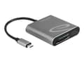 Pikkukuva 1 / 4: Delock - Kortinlukija (SDHC, SDXC, SDHC UHS-I, SDXC UHS-I, SDHC UHS-II, SDHC UHS-II, CFexpress 2.0 Type B, SD Express) - USB-C 3.2 Gen 2 - Windows 11