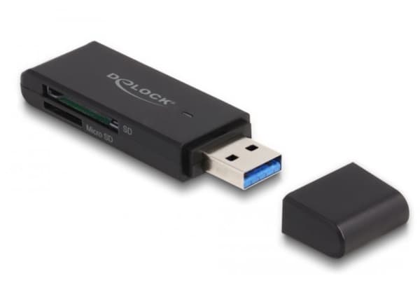 Delock - Kortinlukija (SD, miniSD, RS-MMC, TransFlash, MMCmobile, microSD, MMCplus, MMCmicro, microSDHC, SDXC, microSDXC, MMC II, TurboSD, Turbo mini