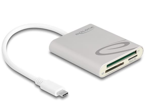 Delock - Kortläsare (Multiformat) - USB-C