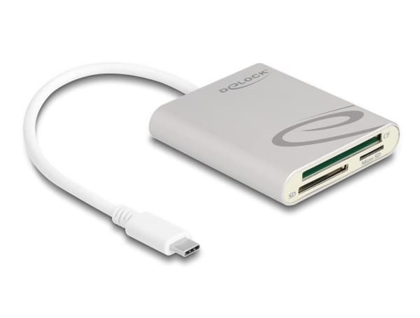 Delock - Kortläsare (Multiformat) - USB-C