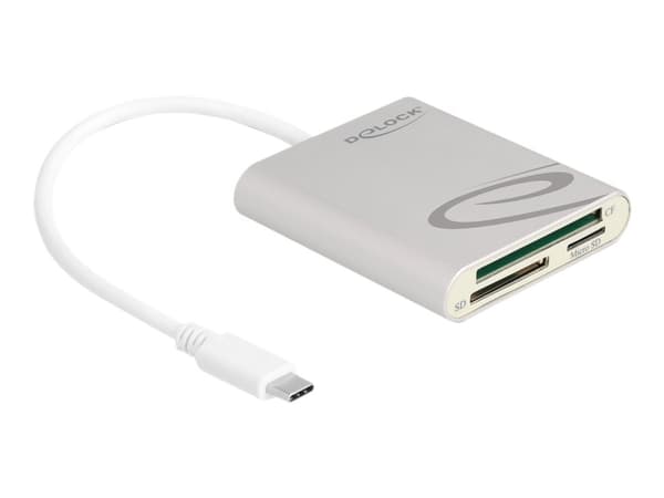 Delock - Kortläsare (Multiformat) - USB-C
