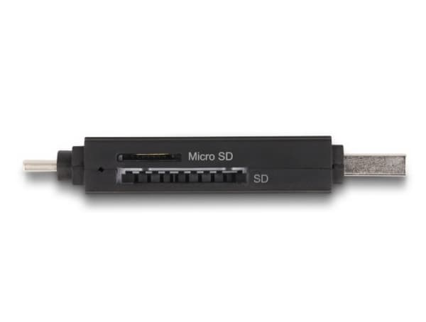 Delock - Kortläsare (SD, miniSD, RS-MMC, TransFlash, MMCmobile, microSD, MMCplus, MMCmicro, microSDHC, SDXC, microSDXC, MMC II, TurboSD, Turbo miniSD