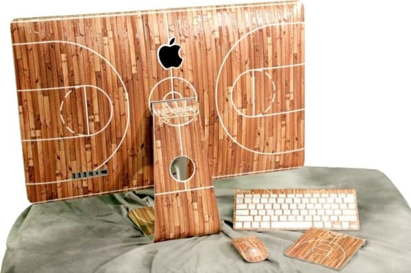 Nexgen Skins 3D-efekti kotelo iho iMac 27 (Hardwood Classic 3D)