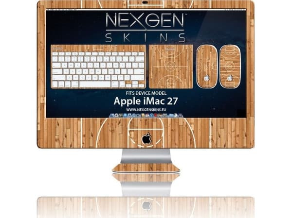 Nexgen Skins dekselskinn med 3D-effekt iMac 27 (Hardwood Classic 3D)