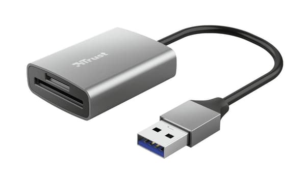 Trust Dalyx - Kortlæser (microSD, SDHC, SDXC) - USB 3.2 Gen 1