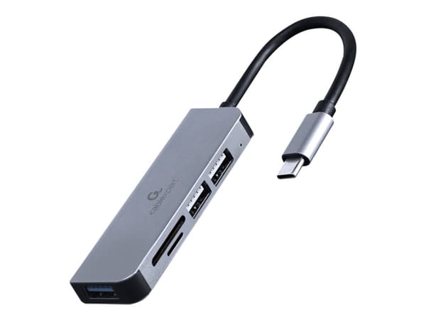 Cablexpert - Kortläsare (SD, TransFlash, microSD, SDHC, microSDHC, SDXC, microSDXC) - USB-C 3.1 Gen 1