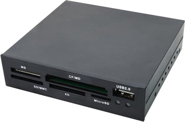 LogiLink CR0012 intern USB 2.0 sort hukommelseskortlæser