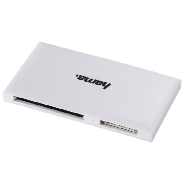 Hama USB 3.0 multikortlæser, SD/microSD/CF, hvid