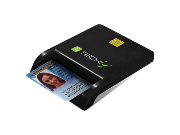TECHly - Läsare/skrivare för SmartCard - USB-C - vit