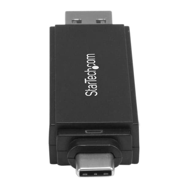 StarTech.com USB 3.0-kortläsare för SD- och microSD-kort - USB-C och USB-A - Bärbar USB SD- och microSD-kortläsare