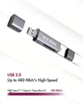 Miniatyrbild 3 av 10: ICY BOX IB-CR200-C minneskortläsare USB 2.0 Antracit