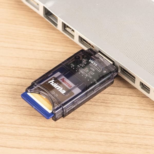 Hama USB 3.0 kortlæser, SD/micro SD, antracit